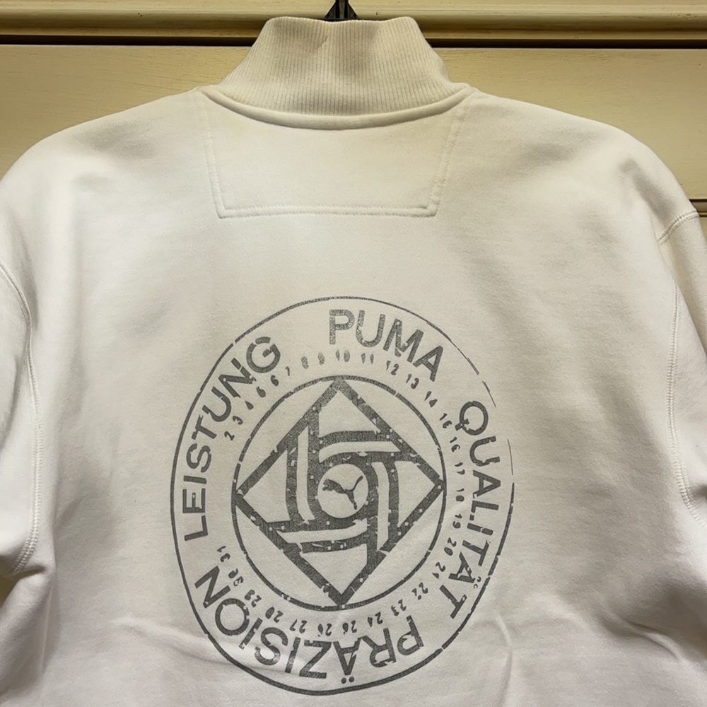 Unique✨PUMA✨quarter front zip down sweatshirt